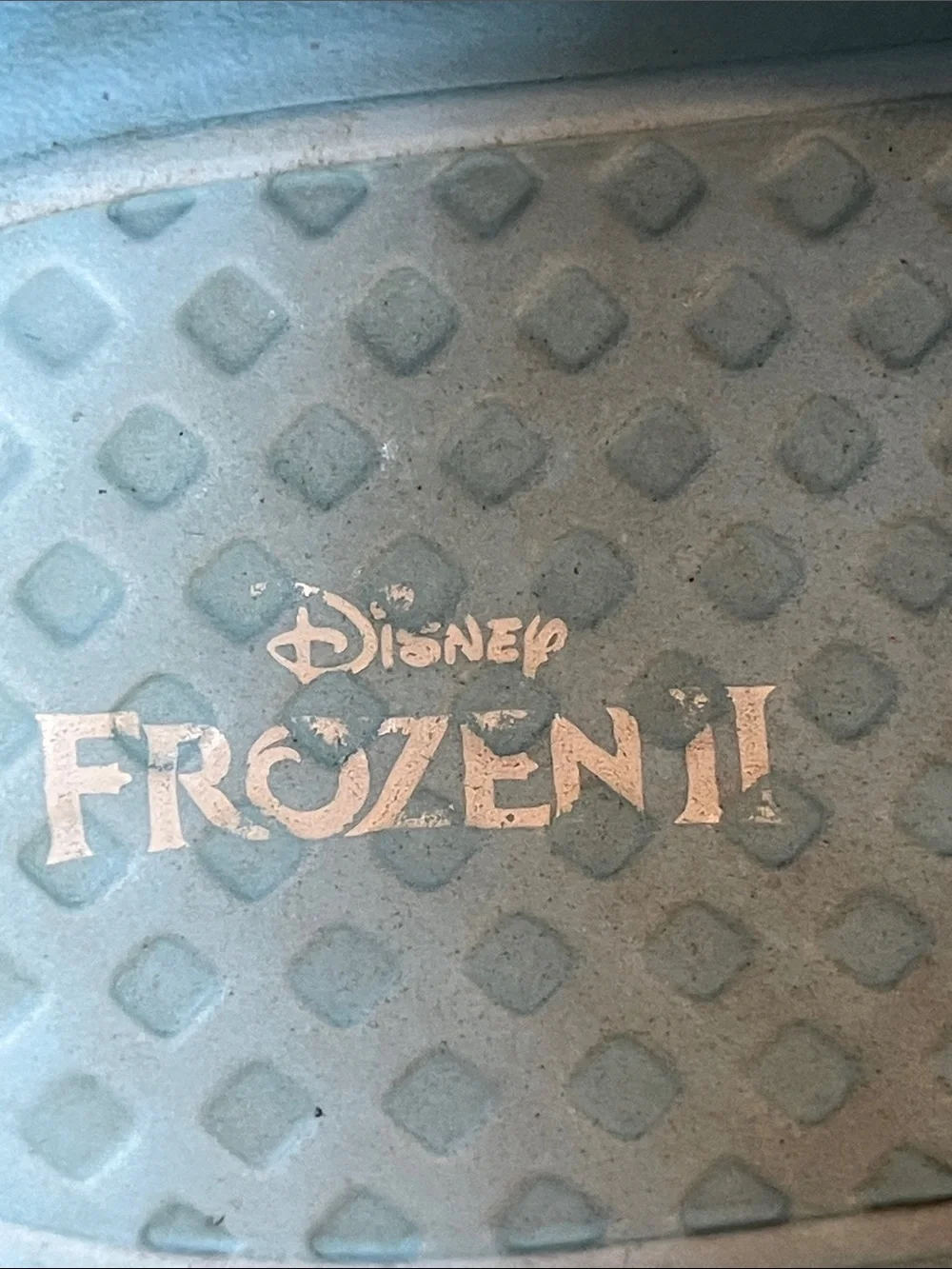 Kids Blue Frozen-Themed Slip-On Clogs with Heel Strap